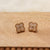 Diamond Dot Quatrefoil Stud Earrings