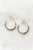 Angelic Beaded Hoop Earrings