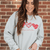 All You Need Is Love Ribbed Graphic Crewneck