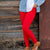 Betsey's Jeggings - Red
