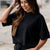 Black Effortless Moments Knit Top