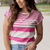 Bold Mixed Stripes Tee