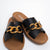 Chain Letter Black Corky's Sandals