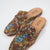 Charmer Rust Brocade Floral Corky's Mules