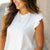 Chic Ruffle Trim Tank