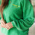 Choose Joy Club Ribbed Graphic Crewneck