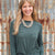 Classic Thin Striped Ribbed Long Sleeve Tee