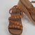 Corky's Let's Be Friends Cognac Wedges