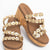 Corky's Let's Be Friends Gold Wedges