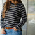 Cozy Knit Striped Sweater