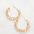 Crystal Clear Hoop Earrings