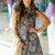 Dainty Wildflowers Cinched Trim Dress