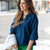 Darling Details Scalloped Blouse