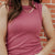 Detailed Back Seam Ribbed Tank