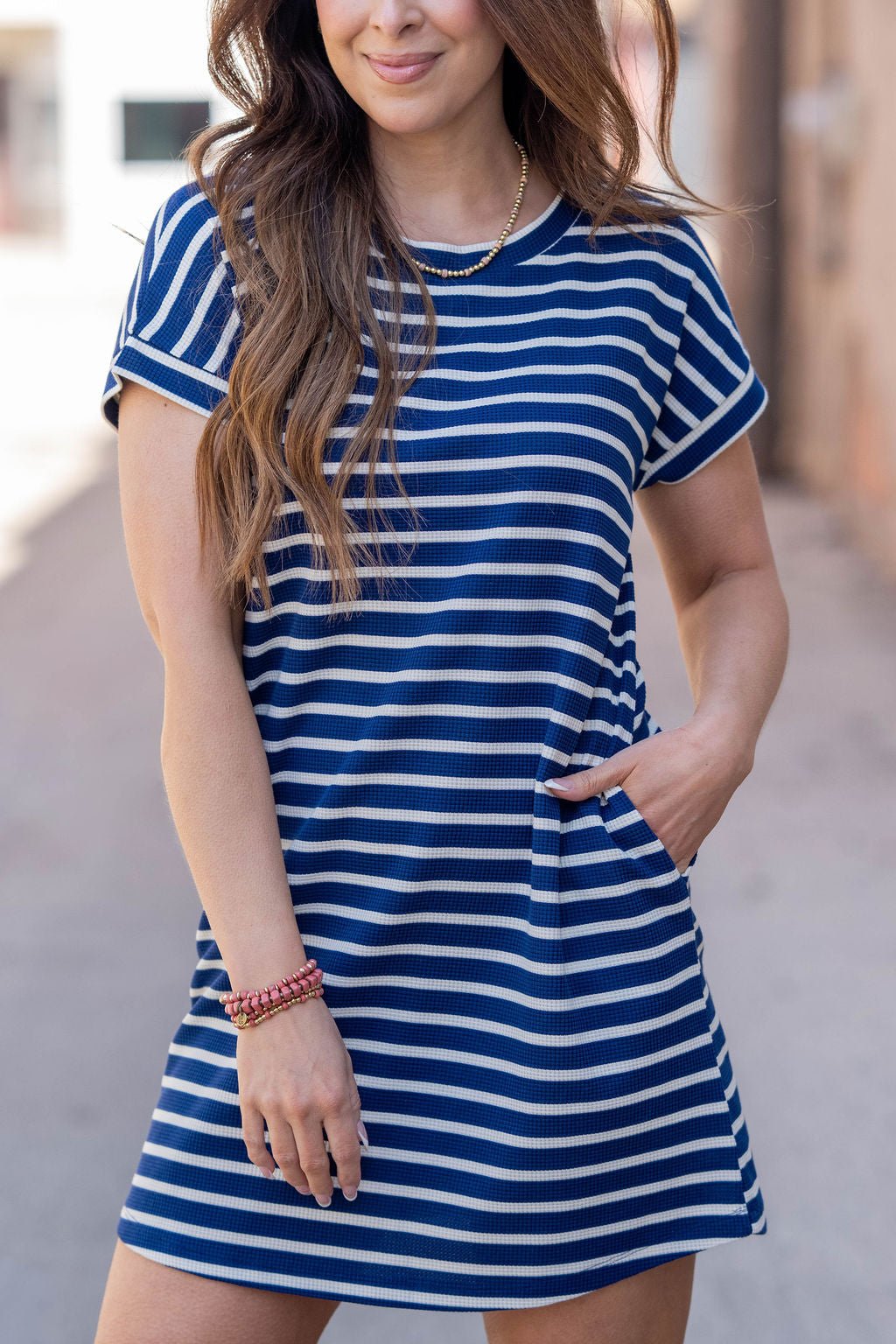 loose fit tee dress Easy Living Tee Dress Navy / S