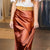 Effortlessly Chic Satin Skirt