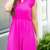 Elevated Cinched Ruffle Trim V Dress