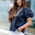 Embroidered Elegance Puff Sleeve Blouse