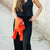 Faux Layered Collar Top Jumpsuit