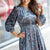 Flawlessly Floral Cinched Dress