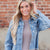 Frayed Bottom Denim Jacket