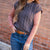Grid Knit Sweater Vest