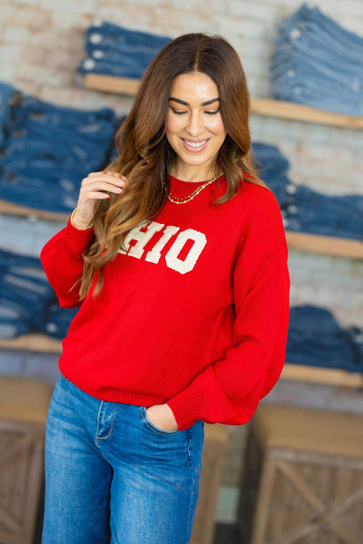 Heart of Ohio Sweater