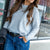 Heathered Honeycomb Pocket Accented Sweater