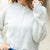 Heathered Ribbed Trim Button Down Cardigan