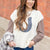 Horseshoe Ribbed Knit Tee