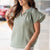 Just Because Flutter Sleeve Blouse