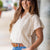 Just Because Flutter Sleeve Blouse
