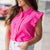 Keep It Polished Ruffle Tank