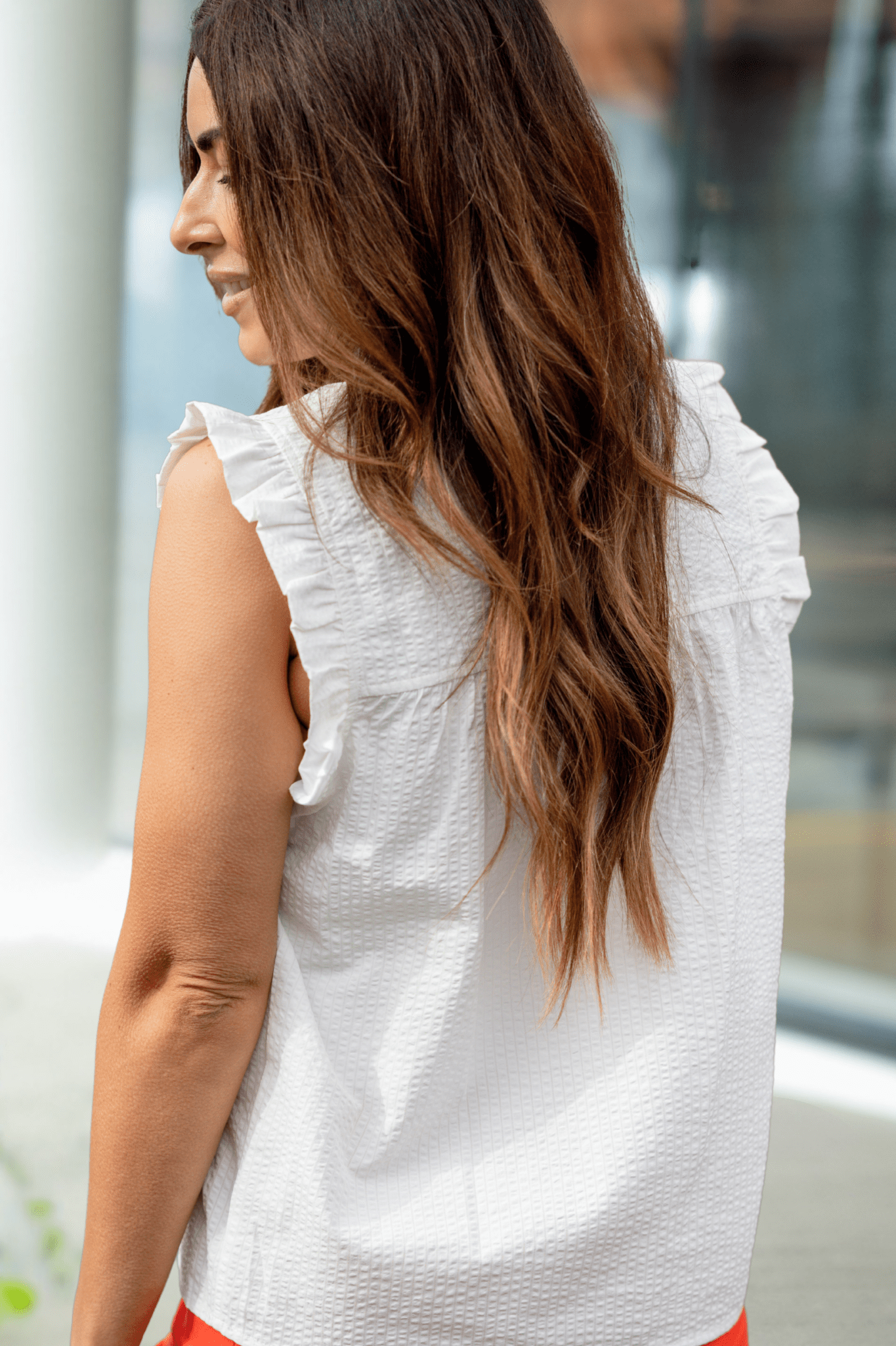 Novak Ruffle Tank Light & Lovely Ruffle Tank - Betsey's Boutique Shop