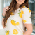 Lovely Lemon Short Sleeve Blouse