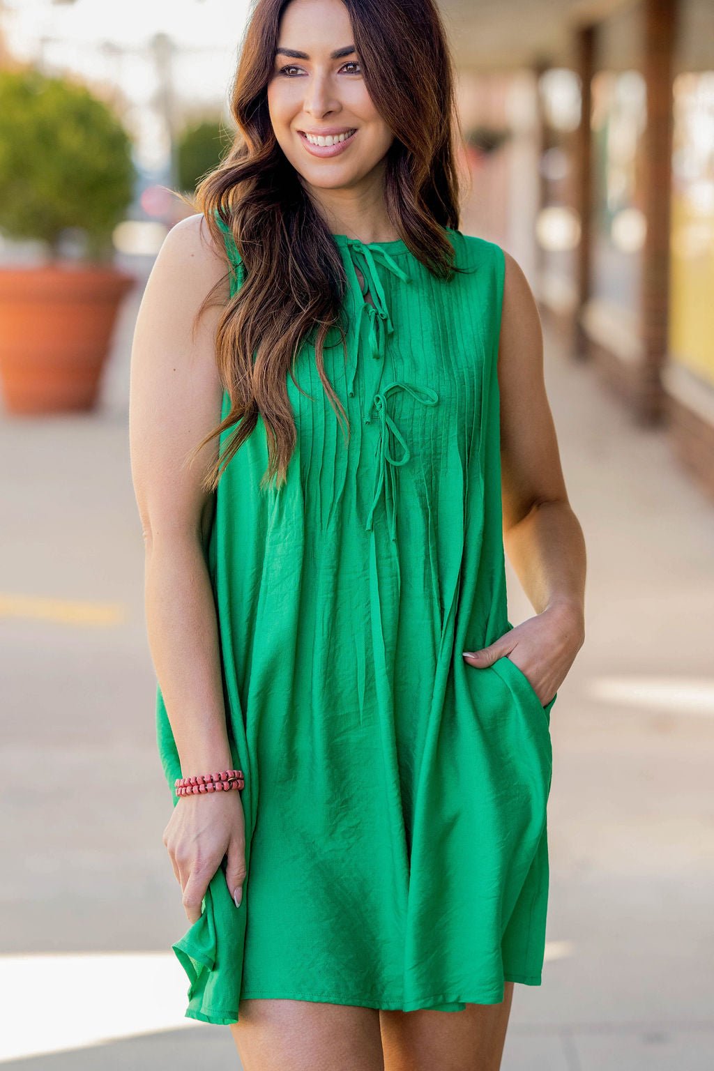 simple pleated dress Simple A Line Pleated Dress Fashion Girl Short Sleeve Dress on Luulla