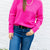 Mid Seam Heathered Sweater