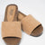 Mind Your Business Camel Faux Suede Corky's Sandals