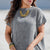 Mineral Washed Short Sleeve Sweater