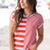 Mix It Up Striped Knit Tee