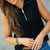 Open Weave Quarter Zip Knit Tank