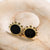 Paint It Black Stud Earrings