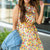 Painted Poppies Cinched Tank Dress