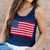 Patriotic Open Knit Tank