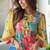 Pattern Play Tie Blouse