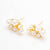 Pearl Blossom Stud Earrings