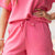 Pink Effortless Moments Drawstring Shorts