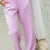 Piped Trim Flare Leg Pants
