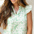 Playful Daisies Cinched Trim Tank