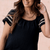 Playful Trim Blouse